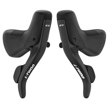 LEVIER/MANETTE ROUTE PATIN LTWOO 2 x 8V. NOIR COMPATIBLE SHIMANO (PAIRE) 3700948306307