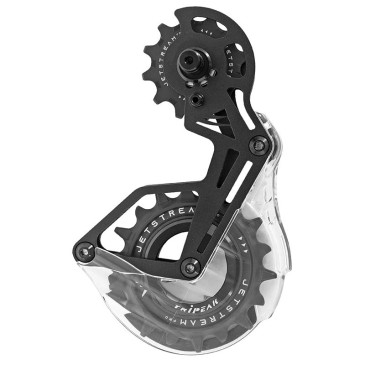 CHAPE DERAILLEUR AERO-WING OPW TRIPEAK 12-18 DENTS 12/11x2V. SHIMANO DURA-ACE R9200/R9100 / ULTEGRA R8100/8000 NOIR ALUMINIUM (GARANTIE 4 ans) 4710243294789