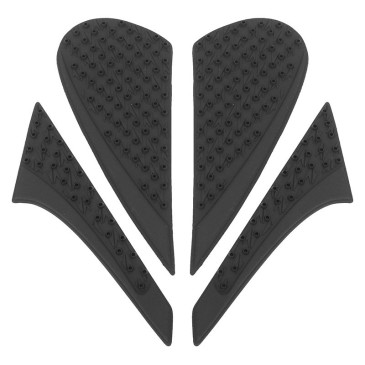 FUEL TANK PROTECTION - STICKER/ NON SLIP FOR KAWASAKI 900 Z900 BLACK (4 PARTS) -AVOC- 3700948235775