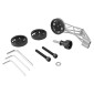 SUPPORT GPS / COMPTEUR 3D TITANE FIXATION POUR CINTRE GIANT GENERATION 10 TCR COMPATIBLE GARMIN 1050 17.9g (LIVRE AVEC SUPPORT GARMIN, BRYTON, WAHOO) -NEWTON- 3667385003964