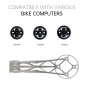 SUPPORT GPS / COMPTEUR 3D TITANE FIXATION POUR CINTRE GIANT GENERATION 10 TCR COMPATIBLE GARMIN 1050 17.9g (LIVRE AVEC SUPPORT GARMIN, BRYTON, WAHOO) -NEWTON- 3667385003964