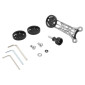 SUPPORT GPS / COMPTEUR 3D TITANE FIXATION POUR CINTRE PINARELLO MOST COMPATIBLE GARMIN 1050 14.1g (LIVRE AVEC SUPPORT GARMIN, BRYTON, WAHOO) -NEWTON- 3667385003988