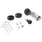SUPPORT GPS / COMPTEUR 3D TITANE FIXATION POUR CINTRE SPECIALIZED SL8, SL7 COMPATIBLE GARMIN 1050 13g (LIVRE AVEC SUPPORT GARMIN, BRYTON, WAHOO) -NEWTON- 3667385003995