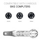 SUPPORT GPS / COMPTEUR 3D TITANE FIXATION POUR CINTRE SCOTT ADDICT RC COMPATIBLE GARMIN 1050 19.7g (LIVRE AVEC SUPPORT GARMIN, BRYTON, WAHOO) -NEWTON- 3667385004008