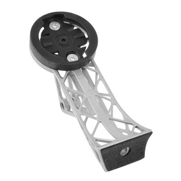 SUPPORT GPS / COMPTEUR 3D TITANE FIXATION POUR CINTRE SPECIALIZED ROVAL COMPATIBLE GARMIN 1050 14.9g (LIVRE AVEC SUPPORT GARMIN, BRYTON, WAHOO) -NEWTON- 3667385004022