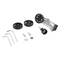 SUPPORT GPS / COMPTEUR 3D TITANE FIXATION POUR CINTRE SPECIALIZED ROVAL COMPATIBLE GARMIN 1050 14.9g (LIVRE AVEC SUPPORT GARMIN, BRYTON, WAHOO) -NEWTON- 3667385004022