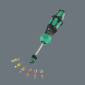 TOURNEVIS PORTE EMBOUT WERA 818 20 RA-R 1/4 NOIR/VERT AVEC PORTE EMBOUT RAPIDAPTOR, RESERVE D'EMBOUT INTEGREE (FONCTION CLIQUET, LAME TELESCOPIQUE) -MARQUE ALLEMANDE POUR LES ATELIERS- 4013288233981
