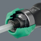 TOURNEVIS PORTE EMBOUT WERA 818 20 RA-R 1/4 NOIR/VERT AVEC PORTE EMBOUT RAPIDAPTOR, RESERVE D'EMBOUT INTEGREE (FONCTION CLIQUET, LAME TELESCOPIQUE) -MARQUE ALLEMANDE POUR LES ATELIERS- 4013288233981