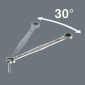 CLE MIXTE/PLATE A CLIQUET WERA 6007 JOKER 13 mm VERSION LONGUE 245 mm (AVEC FONCTION RETENUE) CHROME MOLY (VENDU A L'UNITE) -MARQUE ALLEMANDE POUR LES ATELIERS- 4013288233349