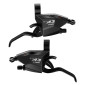 LEVIER/MANETTE VTT PATIN LTWOO 3x8V. NOIR V-BRAKE COMPATIBLE SHIMANO (PAIRE) 3700948310649