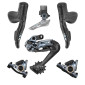 GROUPE / TRANSMISSION ROUTE ELECTRIQUE LTWOO 2x12/11/10V. eRX SERIES DISQUE HYDRAULIQUE CARBONE NOIR (DERAILLEURS AVANT ET ARRIERE - LEVIERS / MANETTES AVEC ETRIERS AVANT ET ARRIERE - BATTERIE) 3667385007849
