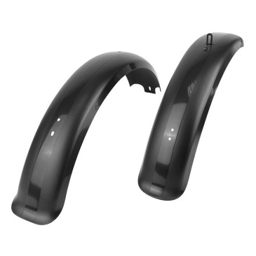 GARDE BOUE POUR VAE / E-BIKE ARRIERE 20" LEADER FOX NOIR COMPATIBLE CODY 3700948305706