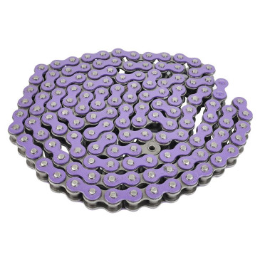 CHAINE MOTO VOCA 420 RENFORCE COULEUR VIOLET 136 MAILLONS 3667385008280