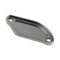 COUVERCLE DE MAITRE CYLINDRE DE FREIN 50 A BOITE VOCA POUR DERBI 50 SENDA/RIEJU 50 MRT/SHERCO 50 XE, XM/APRILIA 50 SX, RX GRIS ALUMINIUM CNC