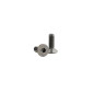 COUVERCLE DE MAITRE CYLINDRE DE FREIN 50 A BOITE VOCA POUR DERBI 50 SENDA/RIEJU 50 MRT/SHERCO 50 XE, XM/APRILIA 50 SX, RX GRIS ALUMINIUM CNC