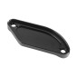 COUVERCLE DE MAITRE CYLINDRE DE FREIN 50 A BOITE VOCA POUR DERBI 50 SENDA DRD 2006>/RIEJU 50 MRT/SHERCO 50 SE-R, SM-R/APRILIA 50 SX, RX NOIR ALUMINIUM CNC -J.JUAN-