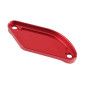 COUVERCLE DE MAITRE CYLINDRE DE FREIN 50 A BOITE VOCA POUR DERBI 50 SENDA DRD 2006>/RIEJU 50 MRT/SHERCO 50 SE-R, SM-R/APRILIA 50 SX, RX ROUGE ALUMINIUM CNC -J.JUAN-