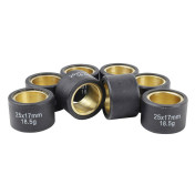 GALET/ROULEAU MAXISCOOTER MAGNETI MARELLI 25x17 18,5g (x8) POUR PIAGGIO 400-500 MP3, 500 X9 EVOLUTION/PEUGEOT 500 SATELIS/APRILIA 500 ATLANTIC/GILERA 500 NEXUS 8050947965698