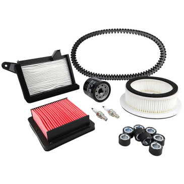 KIT ENTRETIEN MAXISCOOTER ADAPTABLE YAMAHA 530 TMAX 2017>2019 (PACK 8 PIECES) -SELECTION P2R PREMIUM- 3700948284841