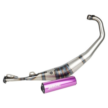 POT 50 A BOITE YASUNI R1 VERNI POUR BETA 50 RR/RIEJU 50 MRT, SMX, RMX, RR/PEUGEOT 50 XPS, XP6/MBK 50 X-LIMIT/YAMAHA 50 DTR/FANTIC 50 XE, XM (PASSAGE BAS) (SILENCIEUX VIOLET) -TUB808TF- 8404009097665