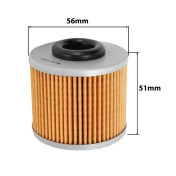 FILTRE A HUILE MOTO ADAPTABLE KTM 620 DUKE, 625 SMC 2004>2005, 640 DUKE 1999>2006, 640 LC4, 660 RALLY 2006>2007 -HIFLOFILTRO HF156- 824225111729