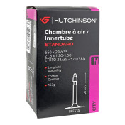 CHAMBRE A AIR VELO 650 x 35B 28-35 HUTCHINSON VALVE PRESTA 48mm 163g 3248382052638