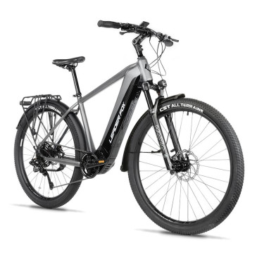 VELO ELECTRIQUE/VAE VTC 28 LEADER FOX BARNET 2025 HOMME GRIS 9V MOTEUR CENTRAL BAFANG M510 36V 95Nm BATTERIE 20Ah (20.5'' - h53cm - TAILLE XL - POUR ADULTE DE 183cm à 190cm) 8592826103154