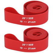 FOND DE JANTE ZEFAL VTT 26X19 ROUGE HAUTE PRESSION (VENDU A LA PAIRE) 3420586603926