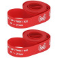 FOND DE JANTE ZEFAL ROUE 700C/VTT 29" HAUTE PRESSION EN 19 mm ROUGE (VENDU A LA PAIRE) 3420586603964