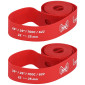 FOND DE JANTE ZEFAL ROUE 700C/VTT 29" HAUTE PRESSION EN 22 mm ROUGE (VENDU A LA PAIRE) 3420586603971