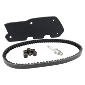 KIT ENTRETIEN SCOOT ADAPTABLE PEUGEOT 50 KISBEE 2T (PACK 4 PIECES) -SELECTION P2R- 3667385004282