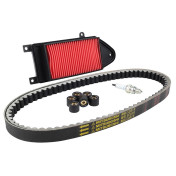 KIT ENTRETIEN MAXISCOOTER ADAPTABLE KYMCO 125 AGILITY CITY 2011>2017 (PACK 4 PIECES) -SELECTION P2R- 3667385008051