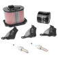 KIT ENTRETIEN MOTO ADAPTABLE YAMAHA 700 XTZ TENERE 2020> PLAQUETTE ORGANIQUE (PACK 7 PIECES) -SELECTION P2R- 3667385008303