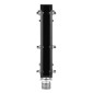 PEDALE VTT / BMX NEWTON ALU NOIR ANODISE 9/16" A ROULEMENT (PAIRE) 106x100mm 3700948310106