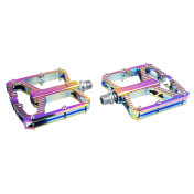 PEDALE VTT / BMX NEWTON ALU OIL ANODISE 9/16" A ROULEMENT (PAIRE) 106x100mm 3700948310113