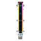 PEDALE VTT / BMX NEWTON ALU OIL ANODISE 9/16" A ROULEMENT (PAIRE) 106x100mm 3700948310113