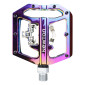 PEDALE VTT NEWTON ALU OIL ANODISE 9/16" A ROULEMENT (COMPATIBLE CALE SHIMANO) (PAIRE) 105x95x23 mm 3700948310137
