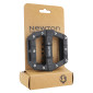 PEDALE VTT NEWTON ALU NOIR ANODISE 9/16" ROULEMENT DU ET SCELLE (PAIRE) 3700948310168