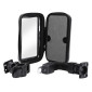 SMARTPHONE HOLDER - UNIVERSAL KIT WITH BRACKET ON HANDLEBAR or MIRROR LEG - Size L (15,5 x 8,5 cm) -P2R- 3700948258828