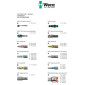 MINI CLIQUET, PORTE EMBOUT WERA TOOL CHECK PLUS 1 1/4 AVEC DOUILLES ET EMBOUT NOIR/VERT (SET 39 PIECES) -MARQUE ALLEMANDE POUR LES ATELIERS- 4013288234896