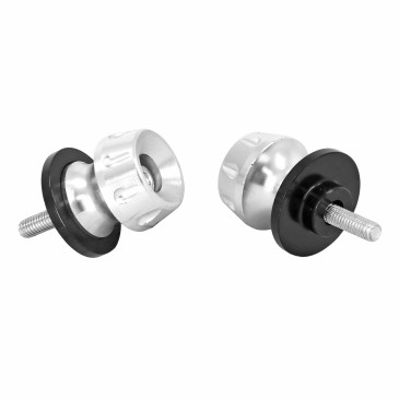 DIABOLO FOR PADDOCK STAND Ø6MM SILVER- FOR YAMAHA -AVOC-(WITH CHC CONTERSUNK SCREW) (PAIR) 3700948100714
