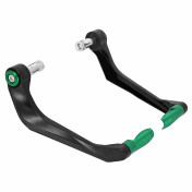 LEVER GUARDS FOR KAWASAKI Z900, Z650 ANODIZED GREEN (PAIR) -AVOC 3700948235836