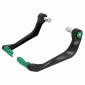 LEVER GUARDS FOR KAWASAKI Z900, Z650 ANODIZED GREEN (PAIR) -AVOC 3700948235836