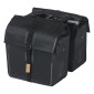 SACOCHE ARRIERE VELO DOUBLE BASIL URBAN DRY 50L NOIR 100% WATERPROOF (31,5x16x32cm) - FIXATION SYSTEME MIK (COMPATIBLE AVEC 157030 INCLUS) 8715019184628