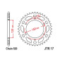 COURONNE MOTO ADAPTABLE BENELLI 702 TRK 2023> 520 46 DTS ACIER NOIR (DIAM 125/150/8.5) -JT SPROCKETS- 824225316957