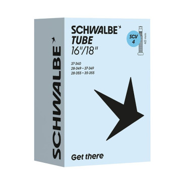 CHAMBRE A AIR VELO 16 x 47-62 SCHWALBE TPU CLIK VALVE 40MM (47-62x305) (SCV3) 4026495961202