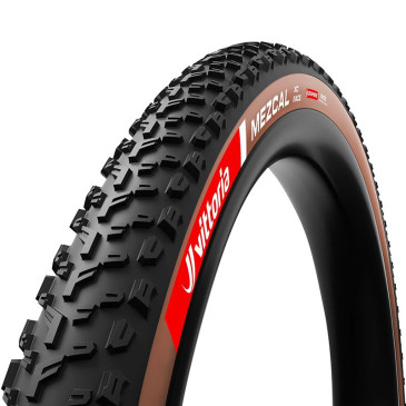 PNEU VTT 29 X 2.40 VITTORIA MEZCAL XC RACE GRAPHENE 2.0 NOIR / MARRON TUBELESS READY TS (57-622) -TERRAIN MIXTE- 8022530035590