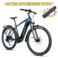 VELO ELECTRIQUE/VAE VTC 28 LEADER FOX BARNET 2025 HOMME BLEU 9V MOTEUR CENTRAL BAFANG M510 36V 95Nm BATTERIE 20Ah (22.5'' - h53cm - TAILLE XXL - POUR ADULTE DE 190cm à plus) 8592826101549