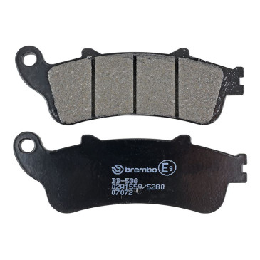 PLAQUETTE DE FREIN BREMBO POUR HONDA 250 FORZA 2000>2004 AV, 400 FJS SILVERWING 2006>2008 AV, 600 FJS SILVERWING 2001>2008 AV/PEUGEOT 125 LOOXOR 2003>2007 AV (SCOOTER CARBONE CERAMIQUE) -07072CC- 8020584630716