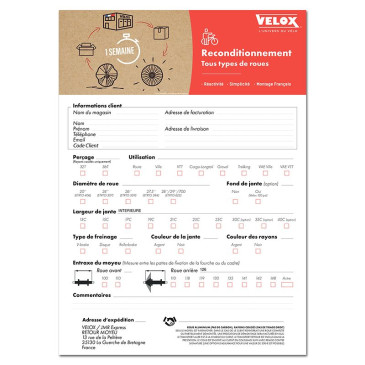 FORFAIT REMONTAGE ROUE CASSEE - TRANSPORT RETOUR INCLUS 3700948277270